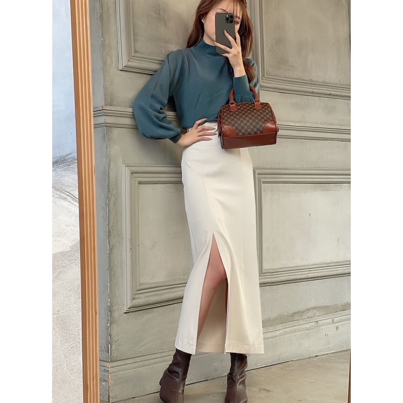 代購日本🇯🇵GRL現貨米色23方頭低跟皮革短靴センターシームスクエアトゥローヒールレザーショートブーツ[ci387]-細節圖2