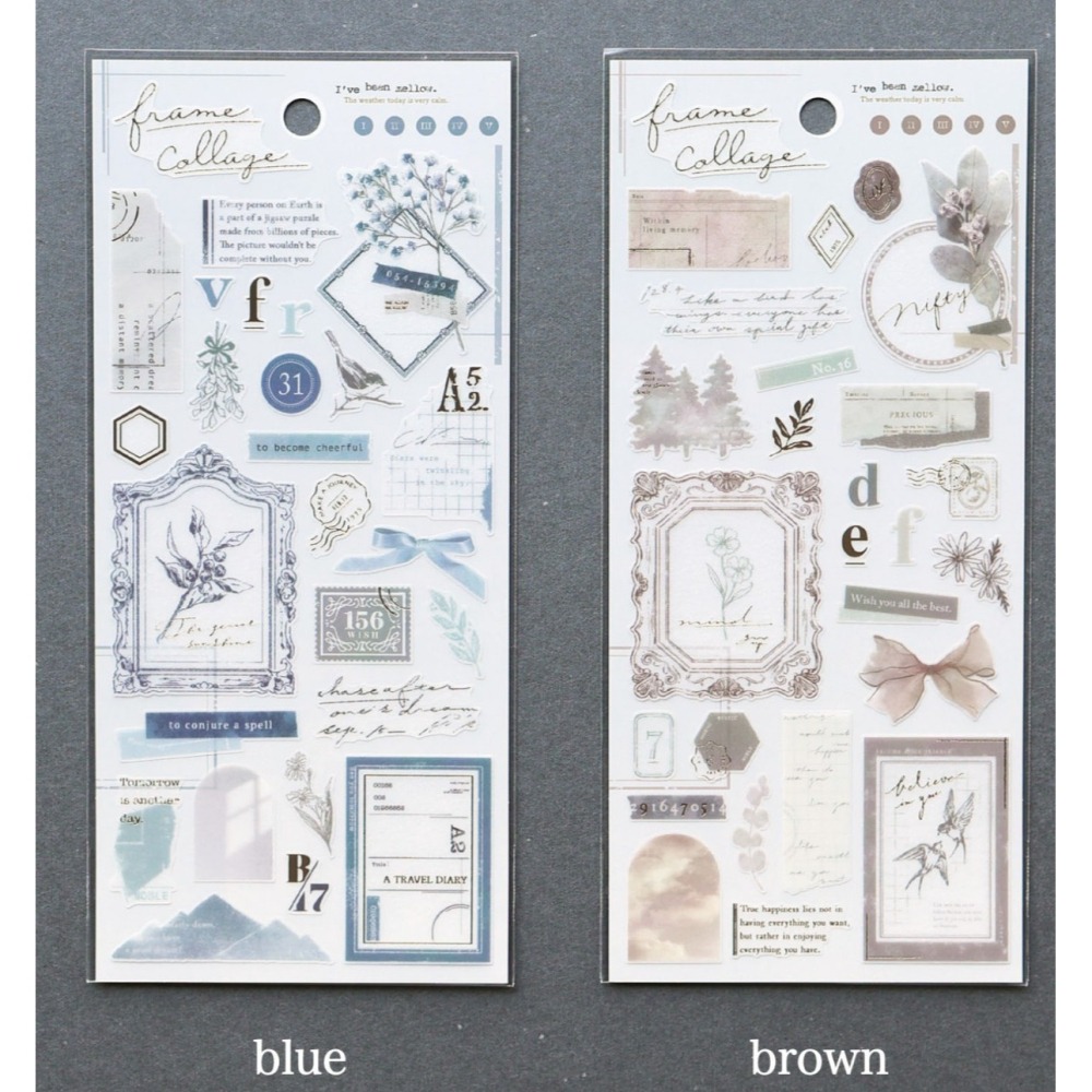 *激動小鹿*<現貨>MIND WAVE 貼紙 Frame Collage 系列 貼紙 日本貼紙 2024新品 日本進口-細節圖2
