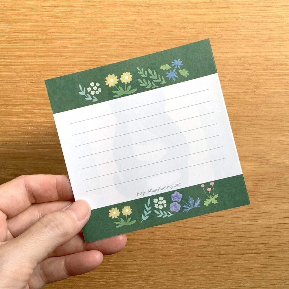 *激動小鹿*<現貨>日本 4legs 貓咪插畫便條紙-50張入 4legs-50CMON004 黑貓 便籤 便條紙-細節圖6