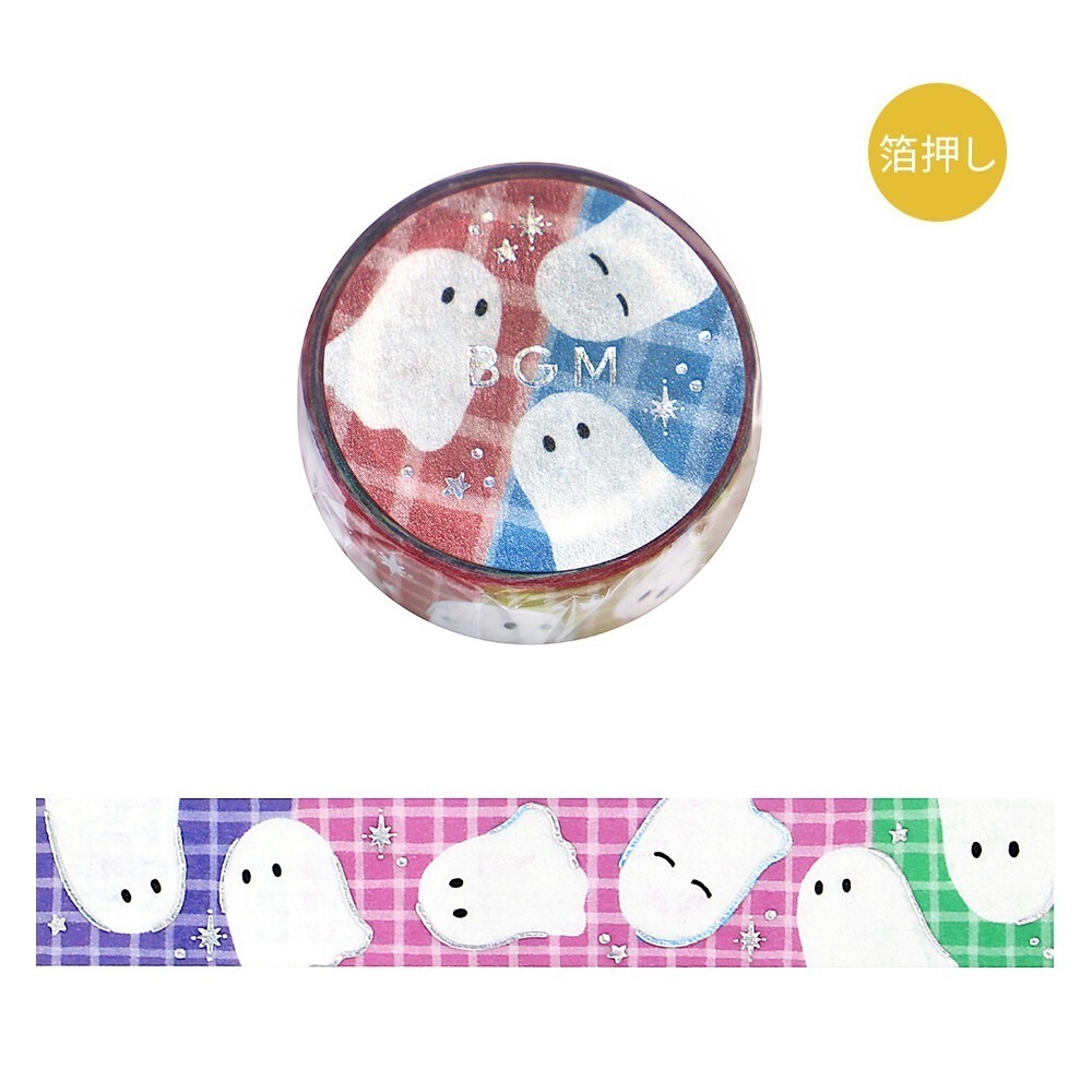 *激動小鹿*<現貨>日本 BGM 紙膠帶 Classic Life 系列 新品 BGM 金箔 燙金 和紙膠帶-規格圖7