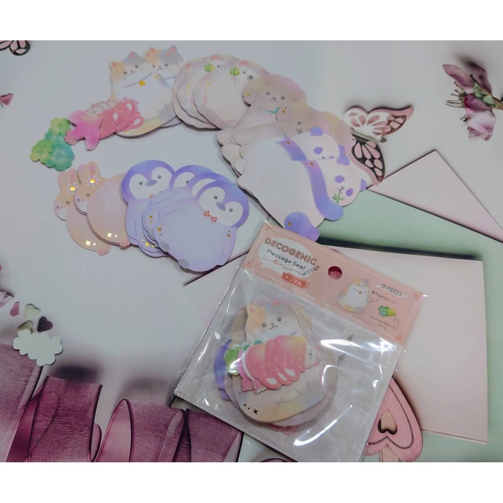 *激動小鹿*<現貨>日本 CRUX 可書寫 貼紙 CRUX貼紙包 DECOGENIC Message 新品-細節圖2