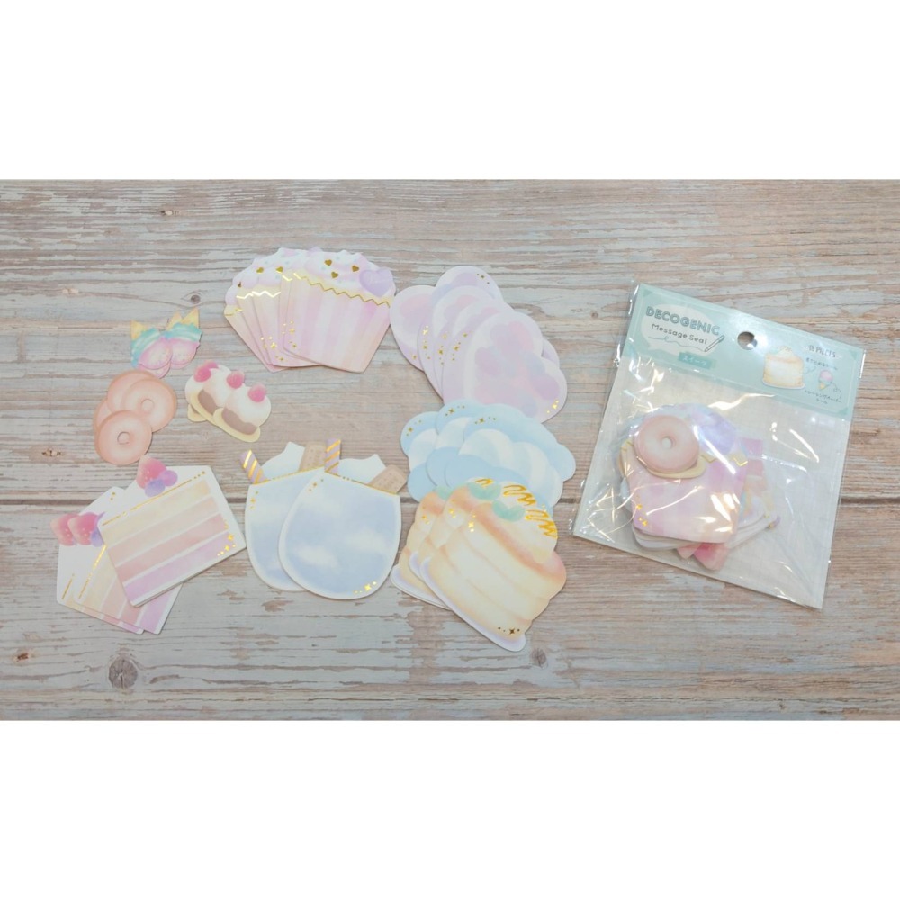 *激動小鹿*<現貨>日本 CRUX 可書寫 貼紙 CRUX貼紙包 DECOGENIC Message 新品-細節圖4