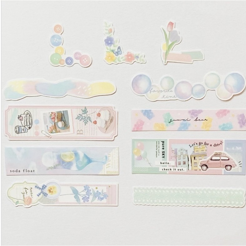 *激動小鹿*<現貨>日本 CRUX 貼紙 picollage 裝飾條系列 貼紙 Crux 貼紙 日本即將絕版-細節圖9