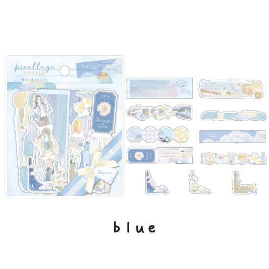 *激動小鹿*<現貨>日本 CRUX 貼紙 picollage 裝飾條系列 貼紙 Crux 貼紙 日本即將絕版-規格圖11