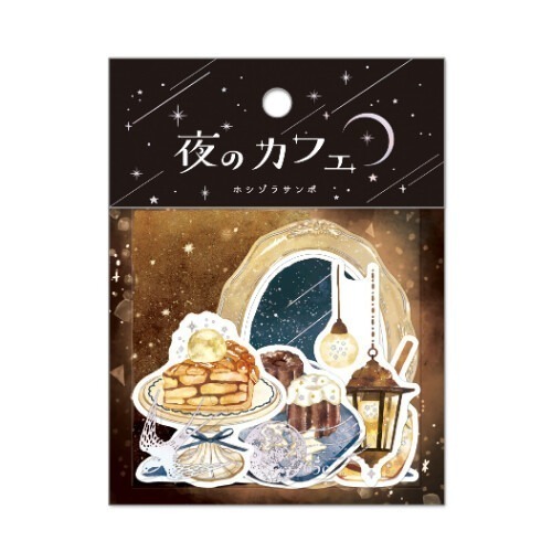 *激動小鹿*<現貨>日本 Q-LiA 貼紙 夜晚造訪的秘密之地 系列 貼紙 貼紙包 新品-規格圖7