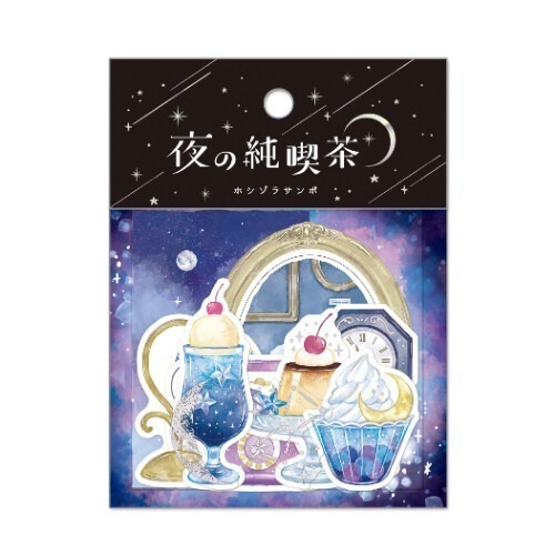 *激動小鹿*<現貨>日本 Q-LiA 貼紙 夜晚造訪的秘密之地 系列 貼紙 貼紙包 新品-規格圖7