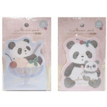 *激動小鹿*<現貨>日本 amifa 迷你便條紙 memo 136593-貓熊 可愛動物 便條紙-細節圖2