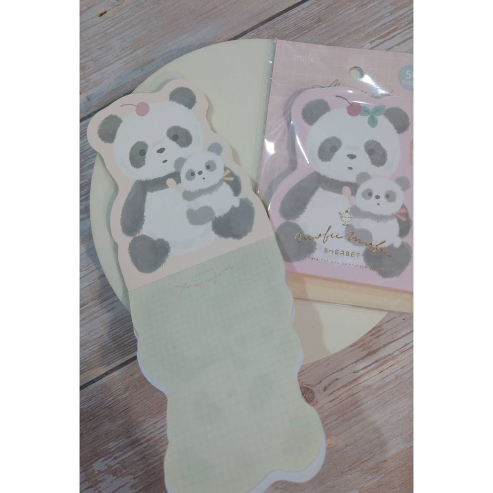 *激動小鹿*<現貨>日本 amifa 迷你便條紙 memo 136593-貓熊 可愛動物 便條紙-細節圖3