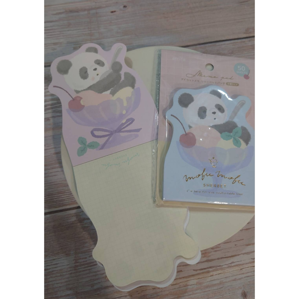 *激動小鹿*<現貨>日本 amifa 迷你便條紙 memo 136593-貓熊 可愛動物 便條紙-細節圖4