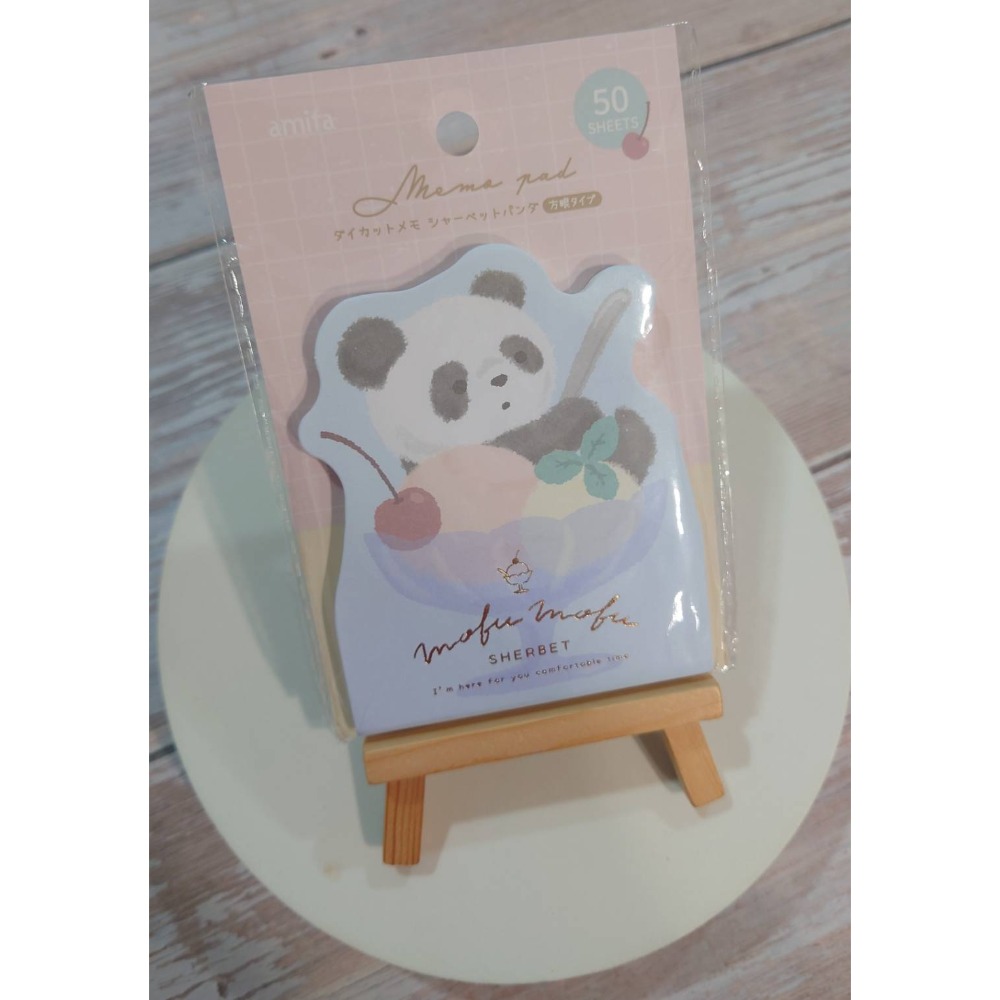 *激動小鹿*<現貨>日本 amifa 迷你便條紙 memo 136593-貓熊 可愛動物 便條紙-規格圖5