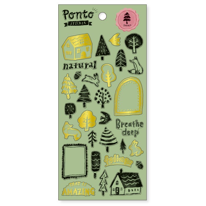 *激動小鹿*<現貨>MIND WAVE 貼紙 日本Ponto sticker 貼紙 啞光pet 貼紙 日本貼紙-規格圖5