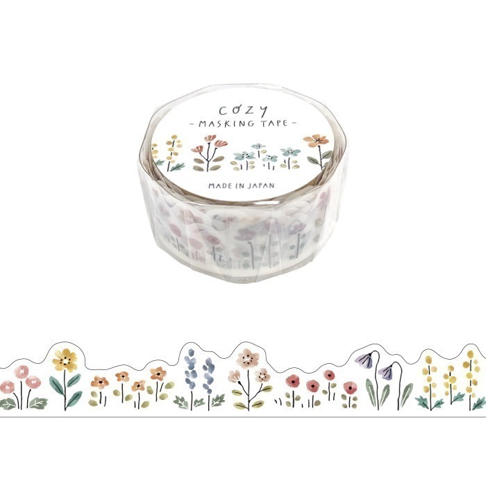 *激動小鹿*<現貨>日本 正版 MIND WAVE 紙膠帶 異形紙膠帶 手帳膠帶 cozy masking tape-規格圖4