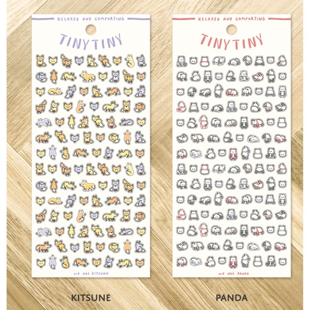 激動小鹿*<現貨>MIND WAVE 貼紙 TINYTINY 系列 透明PET貼紙 第二彈 日本貼紙-細節圖2