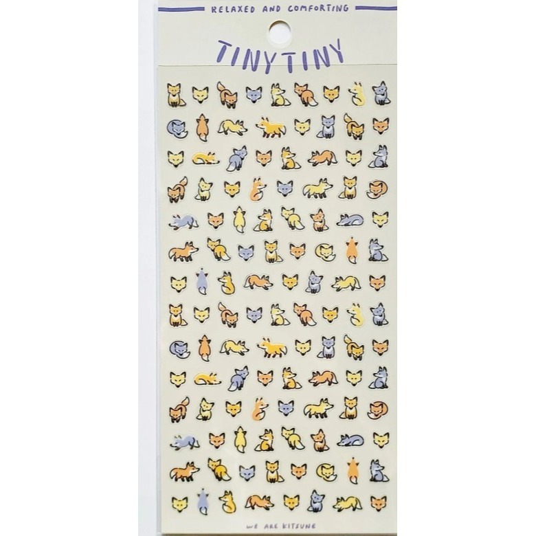 激動小鹿*<現貨>MIND WAVE 貼紙 TINYTINY 系列 透明PET貼紙 第二彈 日本貼紙-規格圖3