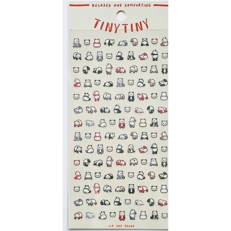 激動小鹿*<現貨>MIND WAVE 貼紙 TINYTINY 系列 透明PET貼紙 第二彈 日本貼紙-規格圖3