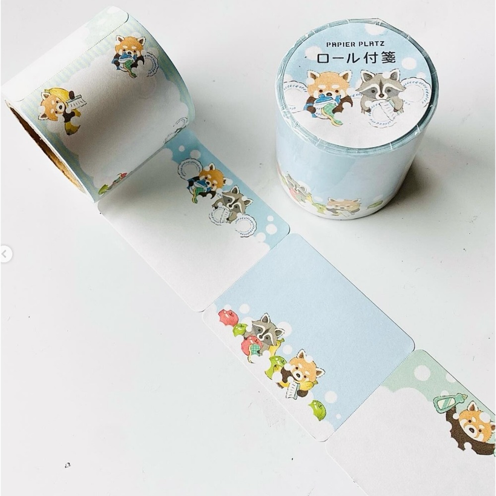 *激動小鹿*<現貨>日本 Papier platz 捲式便簽 Milina 設計 捲狀便利貼 可書寫便簽-規格圖3