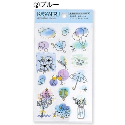 *激動小鹿*<現貨>日本 Pine book 貼紙 KASANERU 貼紙 pinebook (每套有2張貼紙)-規格圖11