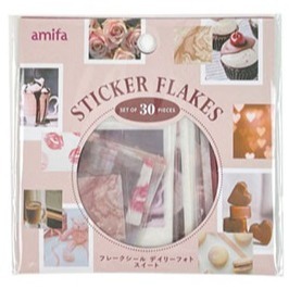 *激動小鹿*<現貨>日本 amifa 貼紙 110371-寫真文青 甜點 植物 生活日常  貼紙包 日本進口-細節圖4