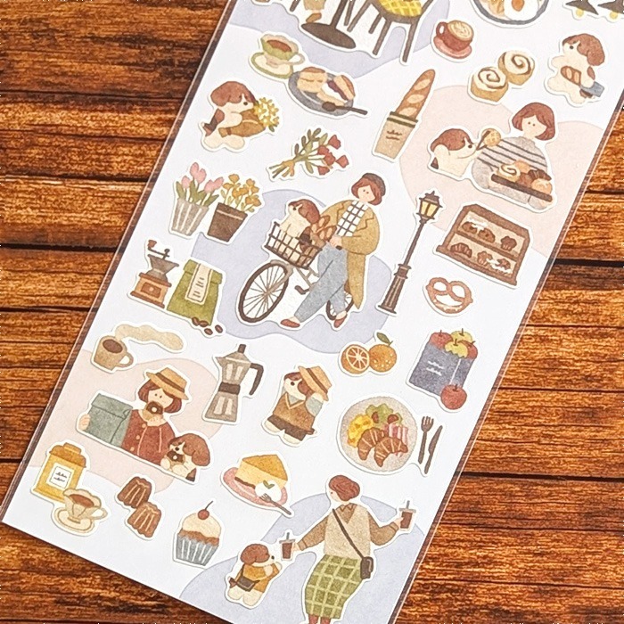 *激動小鹿*<現貨>日本 MIND WAVE 貼紙 與那女孩一起 系列 貼紙 日本貼紙 新品-細節圖4