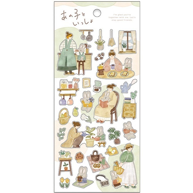 *激動小鹿*<現貨>日本 MIND WAVE 貼紙 與那女孩一起 系列 貼紙 日本貼紙 新品-規格圖8