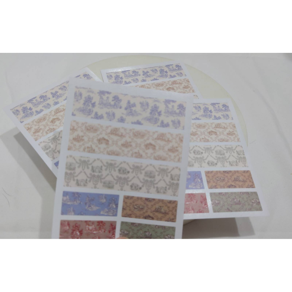 *激動小鹿*<現貨>日本 amifa 貼紙 120264-托瓦爾風格twinkle bloom 系列 迷你貼紙 日本進口-細節圖3