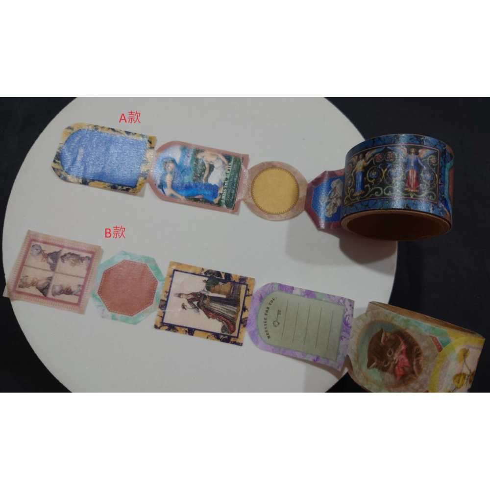 *激動小鹿*<現貨>日本 amifa 紙膠帶 136388 復古 系列 日本原裝進口 新品 單捲售-細節圖2