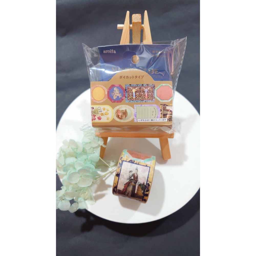 *激動小鹿*<現貨>日本 amifa 紙膠帶 136388 復古 系列 日本原裝進口 新品 單捲售-規格圖2