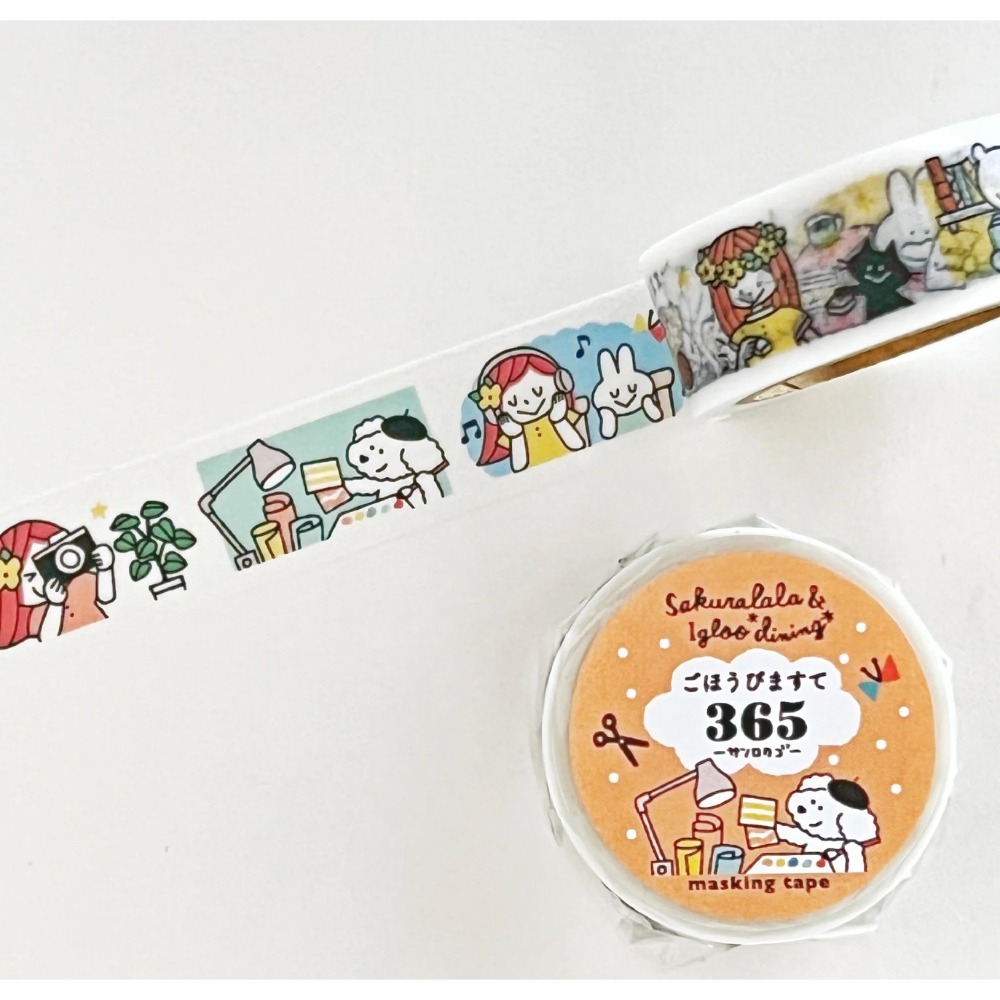 *激動小鹿*<現貨>日本 SAKURALALA 紙膠帶 365系列紙膠帶 sakuralala 新品-規格圖3