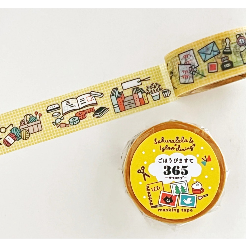 *激動小鹿*<現貨>日本 SAKURALALA 紙膠帶 365系列紙膠帶 sakuralala 新品-規格圖3