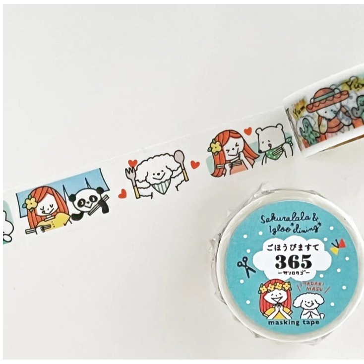 *激動小鹿*<現貨>日本 SAKURALALA 紙膠帶 365系列紙膠帶 sakuralala 新品-規格圖3