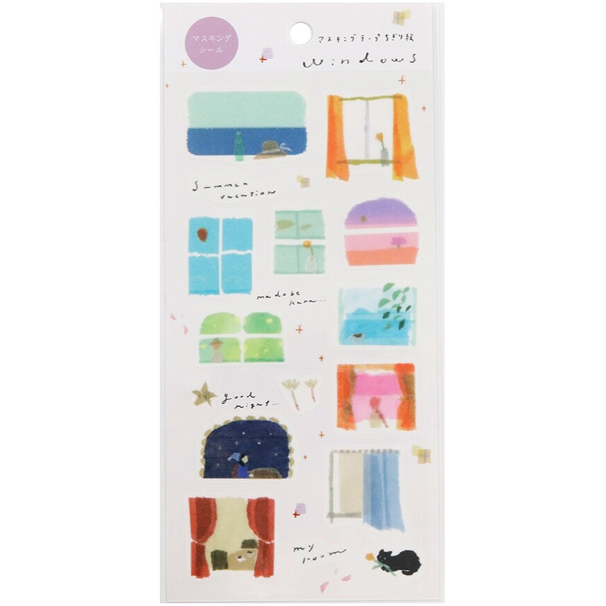 *激動小鹿*<現貨>日本 田村美紀 插畫家 Maki Tamura 和紙貼紙 新品 我的最愛系列-規格圖7