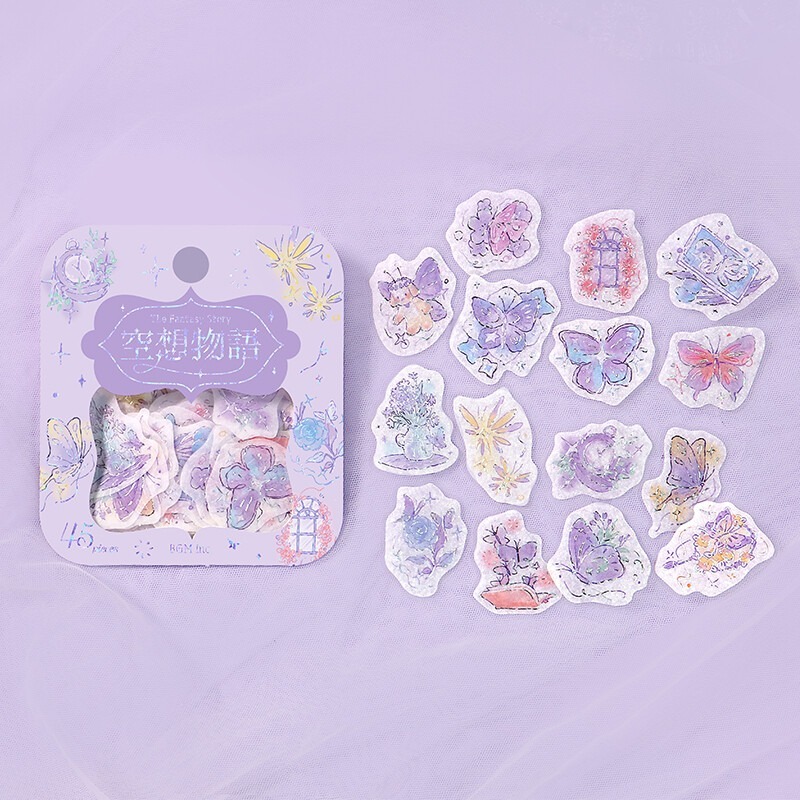 *激動小鹿*<現貨>日本 BGM 空想物語 貼紙 BGM 貼紙包 新品貼紙-規格圖10