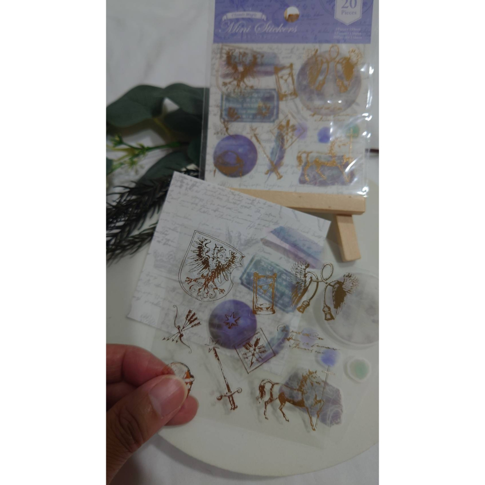 *激動小鹿*<現貨>日本進口 amifa 貼紙包 經典魔法 迷你紙貼紙包 121797 貼紙-細節圖3