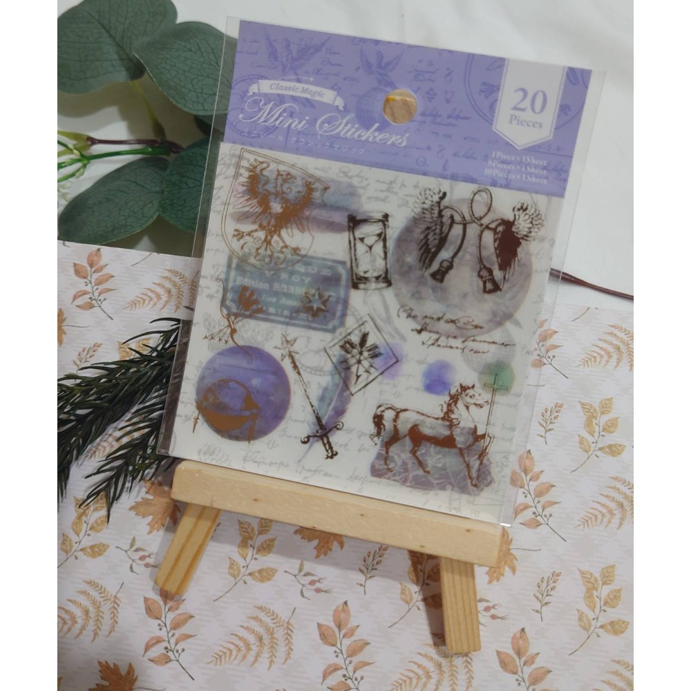 *激動小鹿*<現貨>日本進口 amifa 貼紙包 經典魔法 迷你紙貼紙包 121797 貼紙-規格圖5