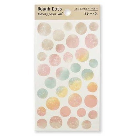 *激動小鹿*<現貨>日本 Pine book 貼紙 不規則圓點 裝飾貼紙 pinebook (每份三張入)-規格圖6