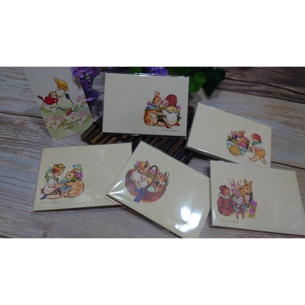 *激動小鹿*<現貨> 日本 Krimgen 復活節便條紙 memo pad 無黏性留言卡-細節圖2