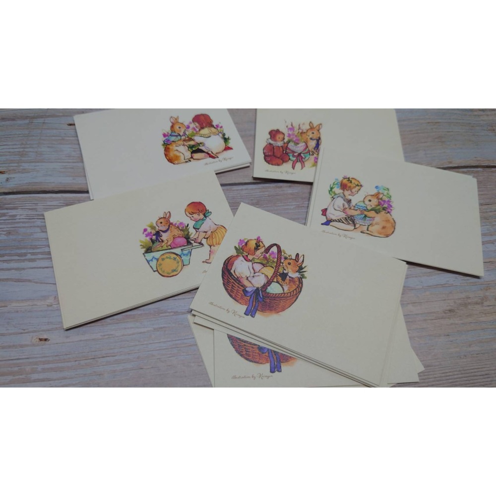 *激動小鹿*<現貨> 日本 Krimgen 復活節便條紙 memo pad 無黏性留言卡-細節圖3