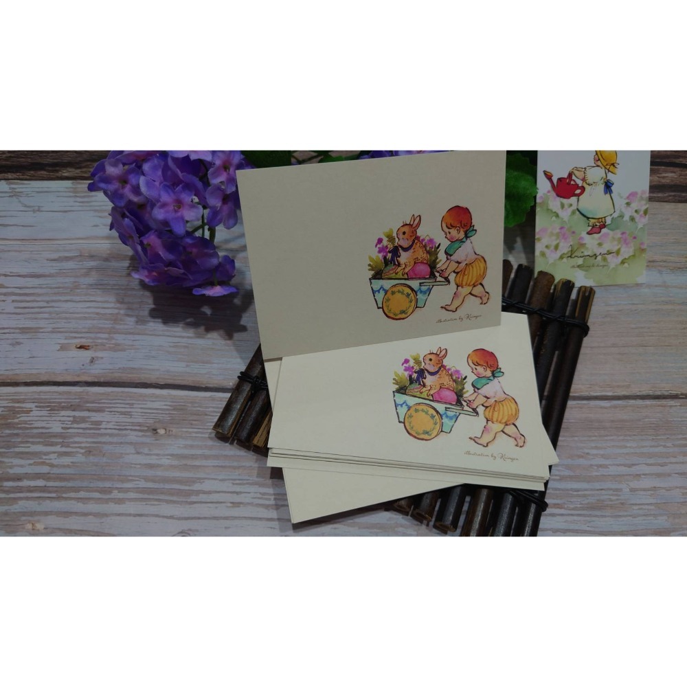 *激動小鹿*<現貨> 日本 Krimgen 復活節便條紙 memo pad 無黏性留言卡-規格圖3