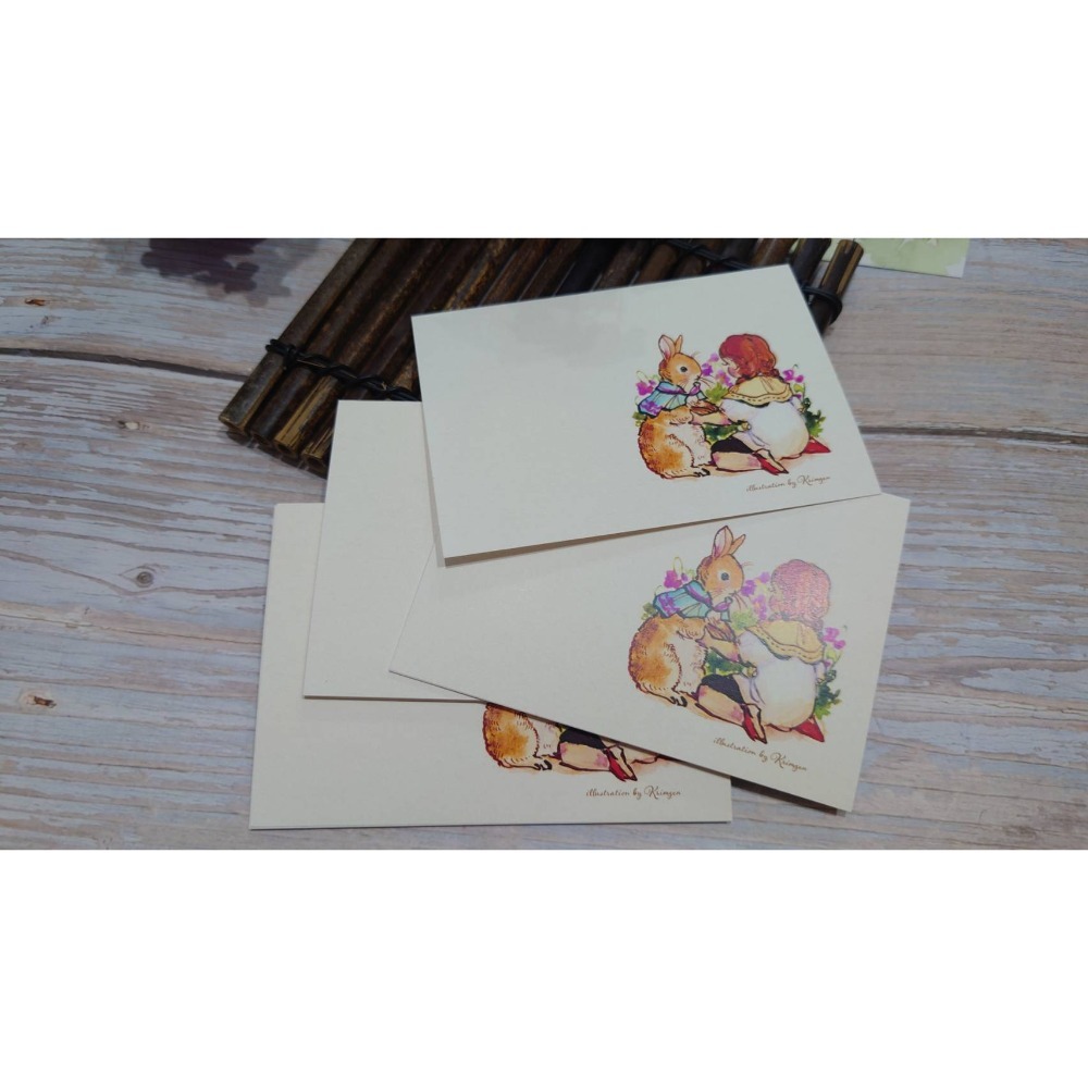 *激動小鹿*<現貨> 日本 Krimgen 復活節便條紙 memo pad 無黏性留言卡-規格圖3