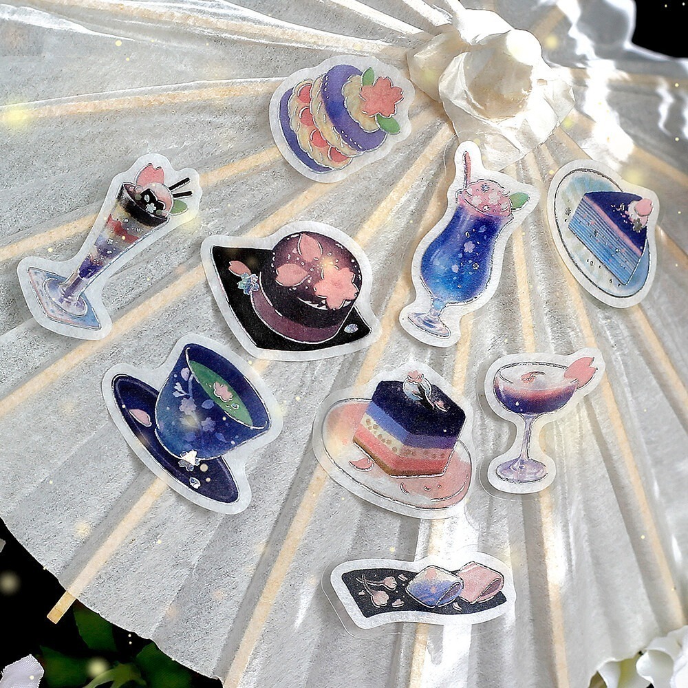 *激動小鹿*日本 BGM貼紙 BGM 燙金貼紙 貼紙 貼紙包 - 2025 櫻花限定 限量款 售完無法補-細節圖6