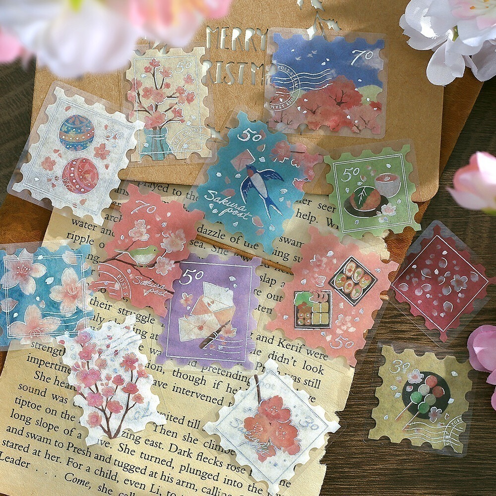 *激動小鹿*日本 BGM貼紙 BGM 燙金貼紙 貼紙 貼紙包 - 2025 櫻花限定 限量款 售完無法補-細節圖8