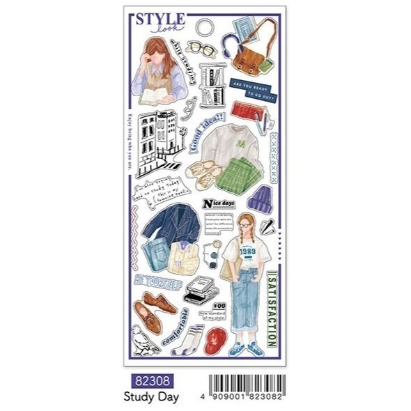 *激動小鹿*<現貨>日本 MIND WAVE 貼紙 STYLE LOOK STICKER 系列 2025新品-規格圖4