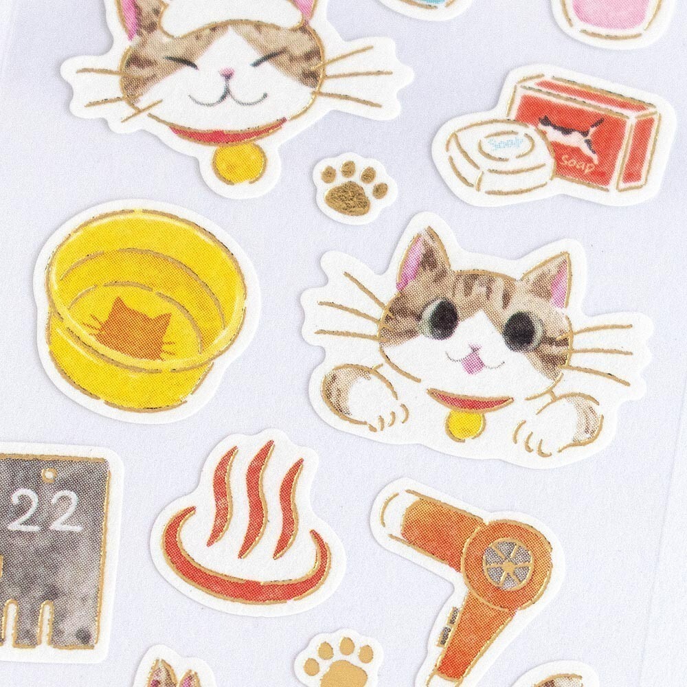 *激動小鹿*<現貨>日本  NB社 貼紙 NB CO.,LTD Prier 貓咪 復古貼紙 日本貼紙 2025 新品-細節圖4