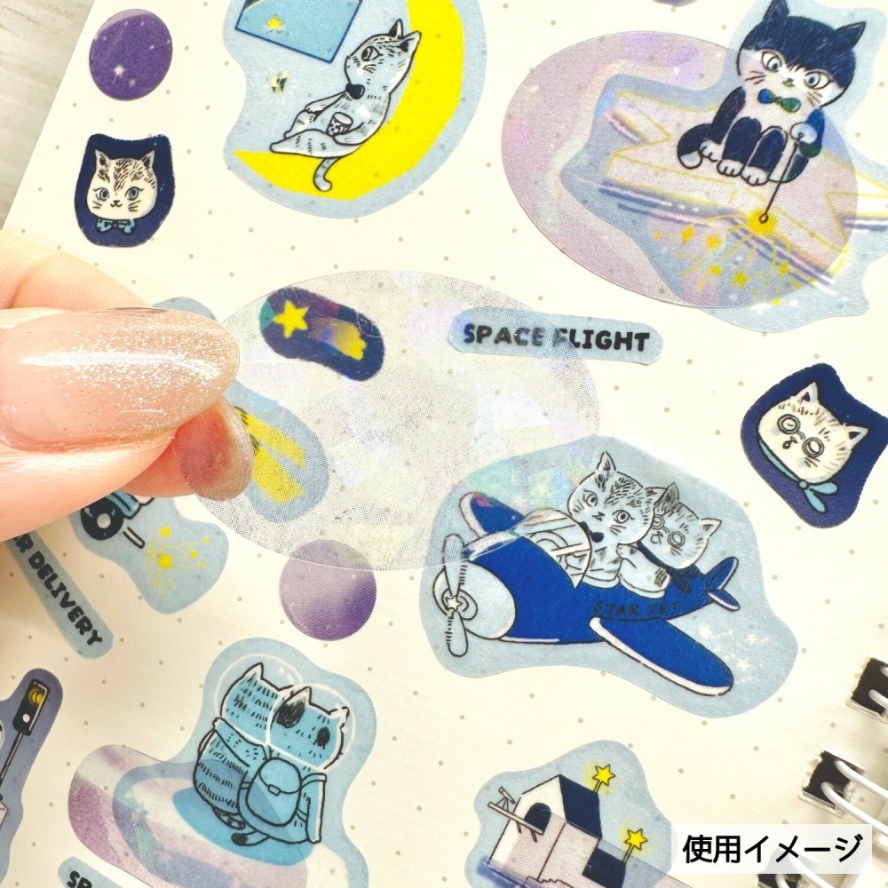 *激動小鹿*<現貨>日本seal do x SHINZI KATOH貼紙 ks-ss-10006加藤真治 貓 2025-細節圖6