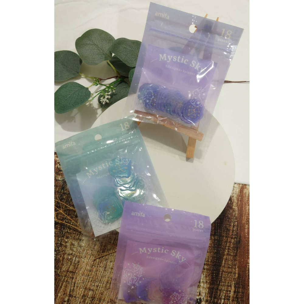 *激動小鹿*<現貨>日本 amifa 貼紙包 141122 仿封蠟立體貼紙 新品 pvc 立體貼紙 2025 新品-細節圖3