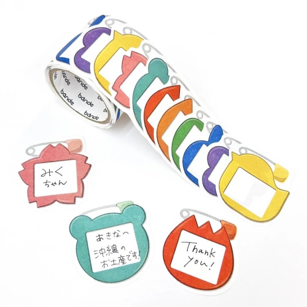 *激動小鹿*<現貨>日本 Bande 紙膠帶 新型態 和紙膠帶 Yochien BDA780 可書寫貼紙 2025新品-細節圖4