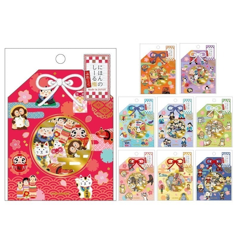 *激動小鹿*日本 KAMIO JAPAN 和紙貼紙 日式華麗和風貼紙 2025年新品-細節圖3