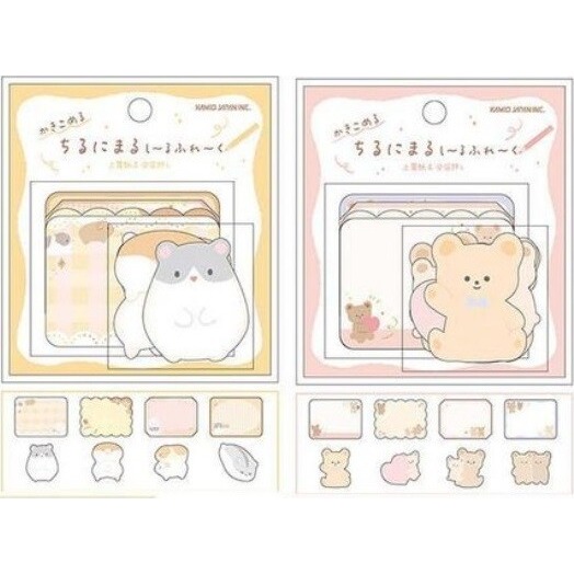 *激動小鹿*<現貨>日本 KAMIO JAPAN 貼紙包 可愛動物系列 可書寫貼紙 kamio japan貼紙-細節圖4
