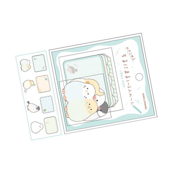 *激動小鹿*<現貨>日本 KAMIO JAPAN 貼紙包 可愛動物系列 可書寫貼紙 kamio japan貼紙-規格圖6
