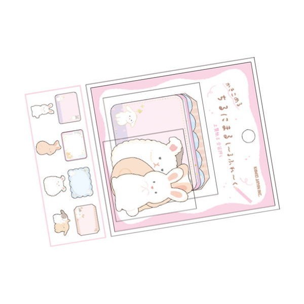 *激動小鹿*<現貨>日本 KAMIO JAPAN 貼紙包 可愛動物系列 可書寫貼紙 kamio japan貼紙-規格圖6